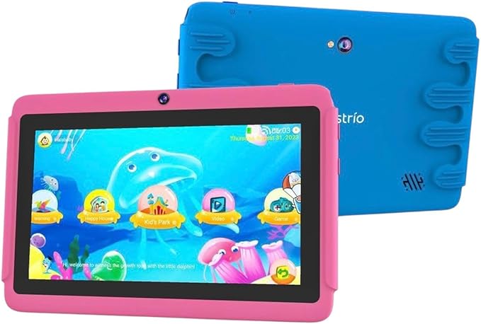 Bestrio S1 Kids Tablet, 7-inch IPS Display, 4GB RAM, 128GB Storage, Android 13.0, WiFi, 3000mAh Battery Bestrio S1 Kids Tablet, 7-inch IPS Display, 4GB RAM, 128GB Storage, Android 13.0, WiFi, 3000mAh Battery